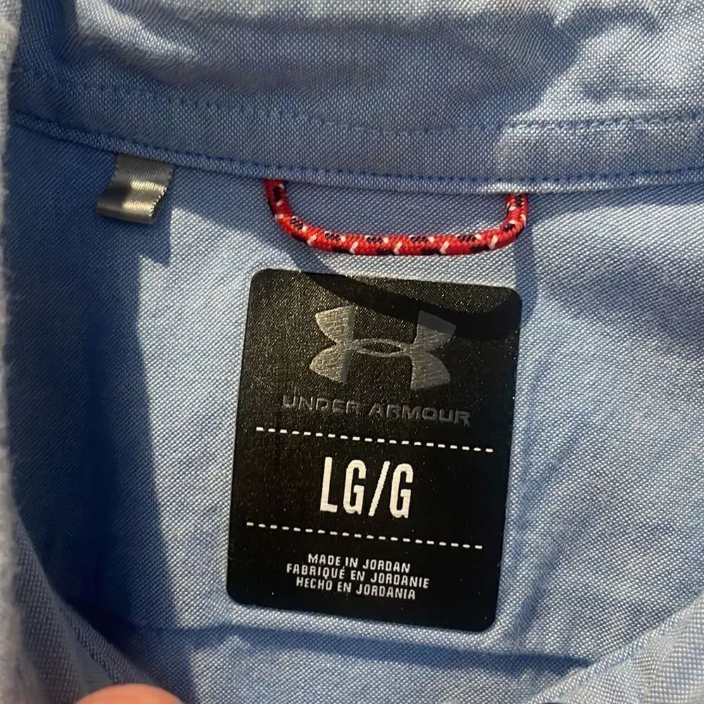 Under Armour button down SZ large - Picture 2 of 8